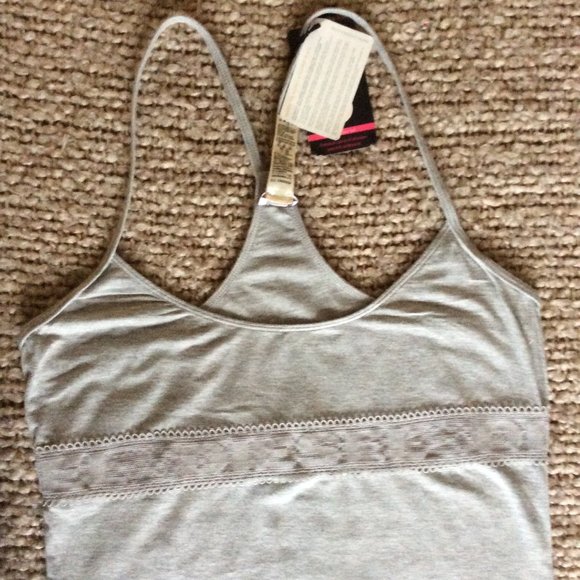 Ladies Diesel Jersey Knit Cami/Tank | Grey | Stretch | New with Tags - Picture 3 of 6
